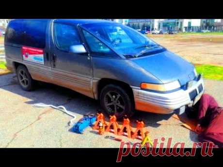 Замена переднего стабилизатора Pontiac Trans Sport.