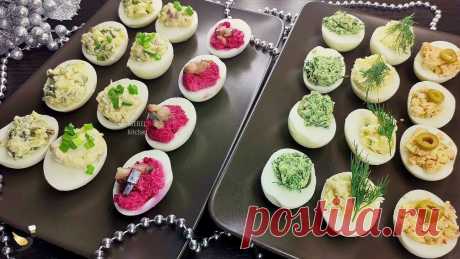 Рецепт фаршированных яиц на праздничный стол. 6 рецептов вкусных начинок для яиц: ярко, быстро и просто | MEREL KITCHEN | Пульс Mail.ru Фаршированные яйца это всегда успешное блюдо на любом праздничном столе, их любят все от мала до велика, а также они прекрасно украшают собой...