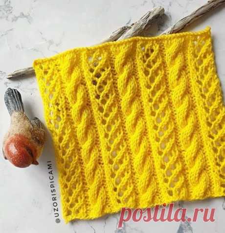 Узор спицами в Вашу копилочку Новый конкурс с денежными призами! - условия читаем ЗДЕСЬ