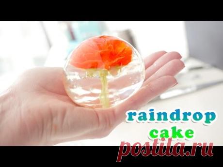Flower Raindrop Cake Recipe Video How To Cook That Ann Reardon