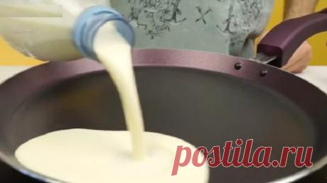 Готовить блины - для меня одно удовольствие, так как я знаю хитрый трюк: лайфхак