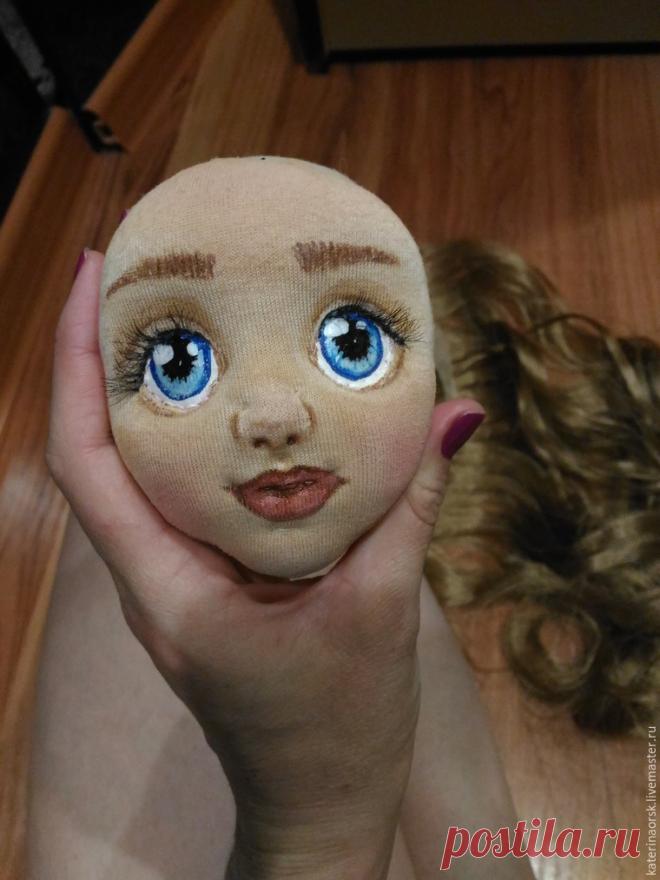 Шьем текстильную куклу с объемным лицом.МК. Часть 1