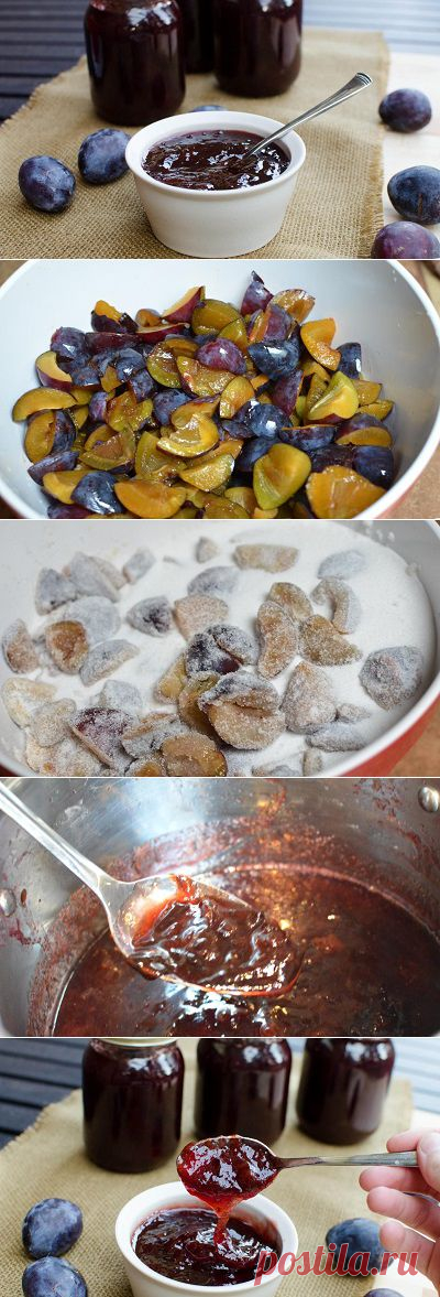Сливовый джем - пошаговый рецепт с фото