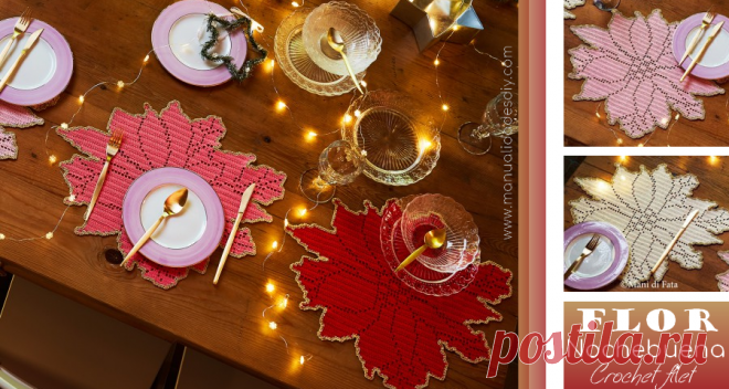 Como Hacer una Flor de Nochebuena a Crochet Filet para la Mesa ⋆ Manualidades Y DIY Hoy aprenderás a tejer una Flor de Nochebuena a crochet para poner y decorar tu mesa en Navidad. Mas fácil de lo que parece. Quedan preciosas para muchísimas utilidades. La Nochebuena és cercana y ya es hora de que vayamos pensando … Ler mais... →