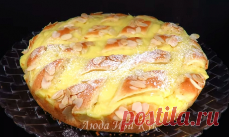 Тающий пирог с заварным кремом! Быстро и очень вкусно Очень нежный пирог с классическим заварным кремом. Готовим из простых продуктов. Для...