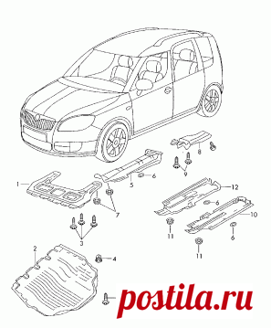 Кузов Skoda Roomster