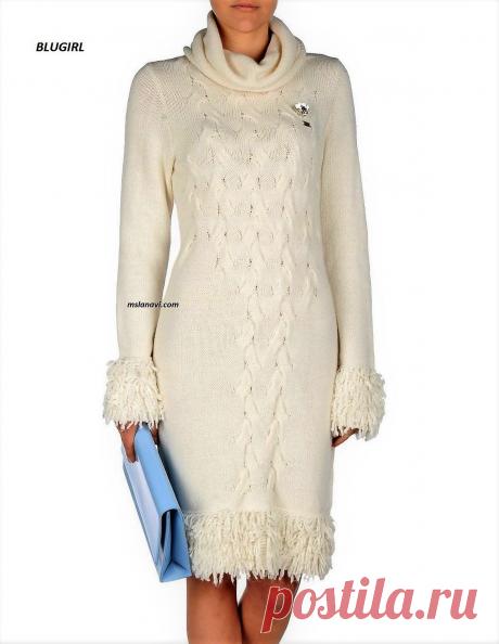Ажурный пуловер