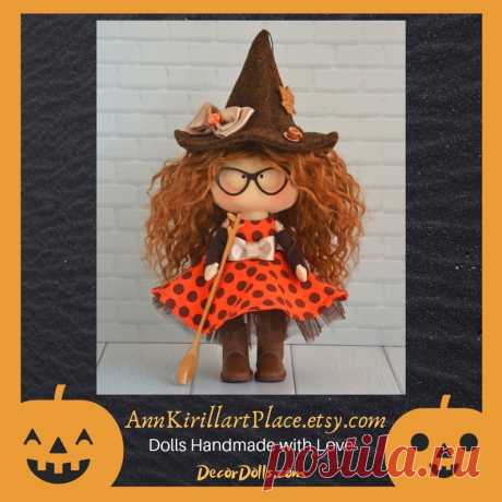 Witch Interior Doll Tilda Doll Handmade Sorceress Art Doll | Etsy