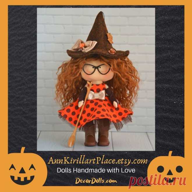 Witch Interior Doll Tilda Doll Handmade Sorceress Art Doll | Etsy