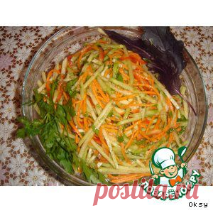 Салат из редьки.