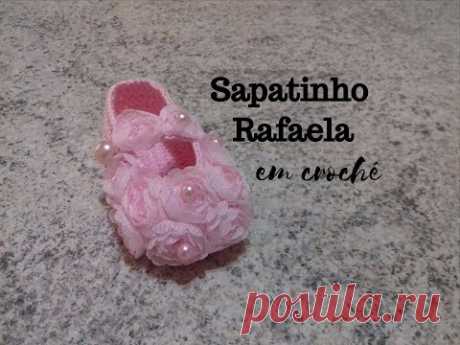 Sapatinho Rafaela em crochê