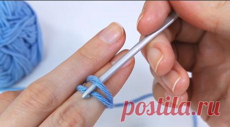 Как набрать петли на спицы, не отмеряя длинный хвост нити (Уроки и МК по ВЯЗАНИЮ) — Журнал Вдохновение Рукодельницы