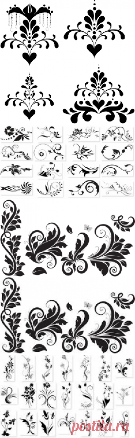 чёрно-белые картинки для декупажа со для распечатки - Поиск в Google