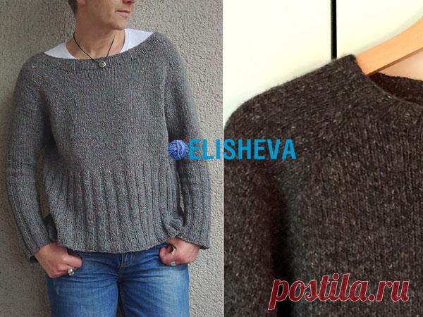 Свитер с регланом 