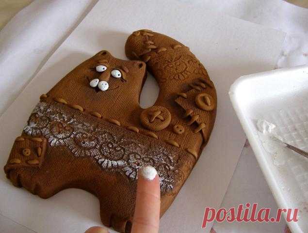 Керамический кот