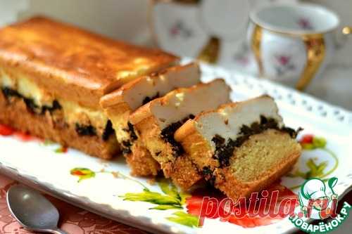 Кекс с творогом и черносливом - кулинарный рецепт