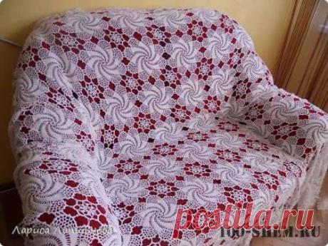 Вязание покрывала из мотивов крючком - Покрывала и пледы - Вязание для интерьера - Крючок и спицы - Схемы вязания