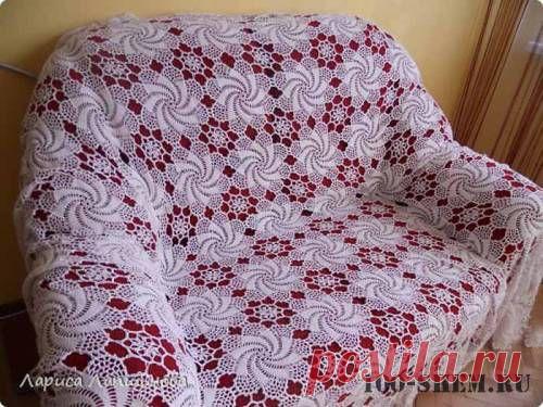 Вязание покрывала из мотивов крючком - Покрывала и пледы - Вязание для интерьера - Крючок и спицы - Схемы вязания