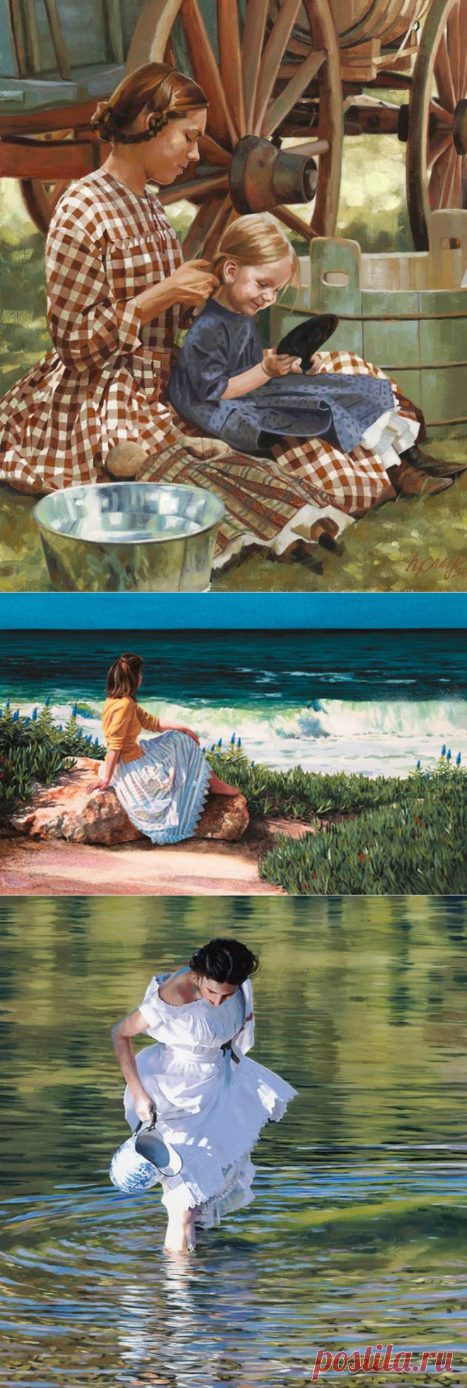 Художница Хайде Прессе ( Heide Presse). Счастливые моменты жизни.