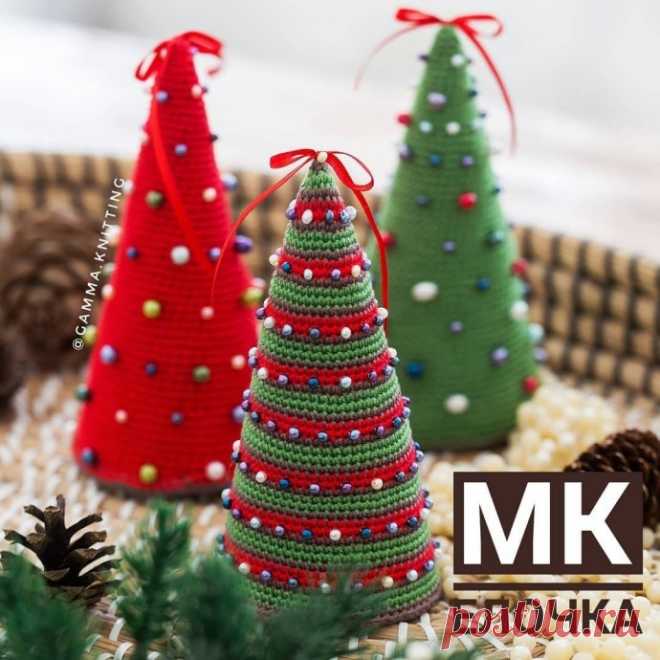 Вяжем компактную елочку