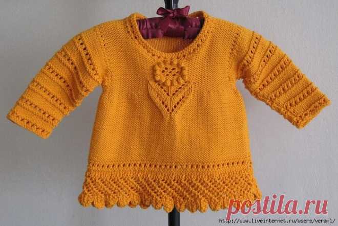 Пуловер для девочки 