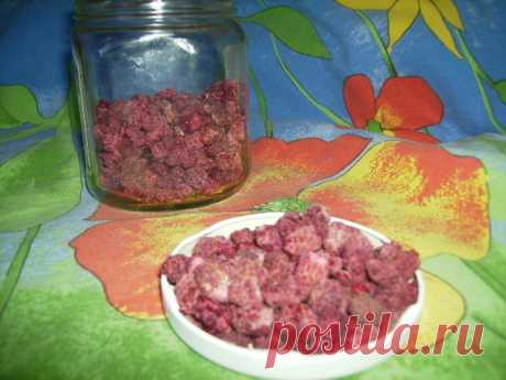 Сушеная малина – пошаговый рецепт с фотографиями