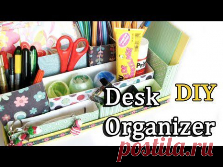 How to Make a Desk Organizer « showmehowto.net - video tutorials