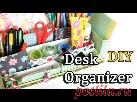 How to Make a Desk Organizer « showmehowto.net - video tutorials