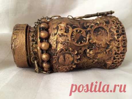 Steampunk Altered Bottle Tutorial