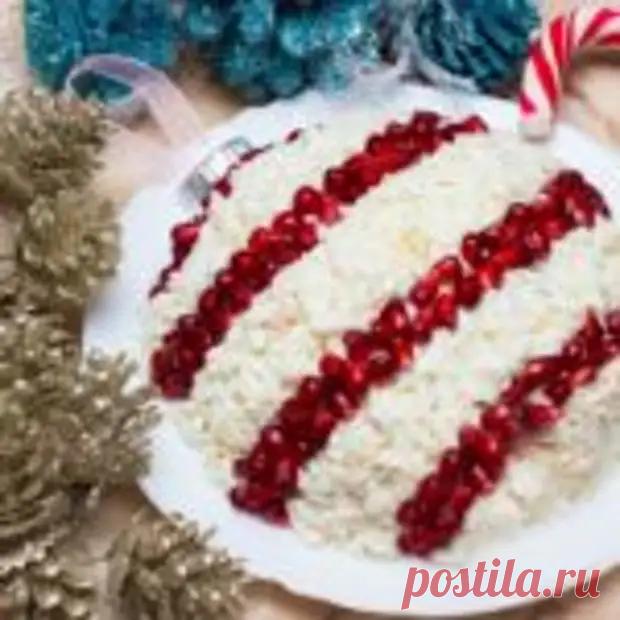 Новогодний салат “Игрушка” (с красной рыбой) - Мир кулинарии - медиаплатформа МирТесен