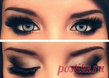 Smoky eyes под Ваш цвет глаз.