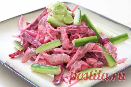 Селёдка без шубы... Вкусный салатик - Вкусные рецепты