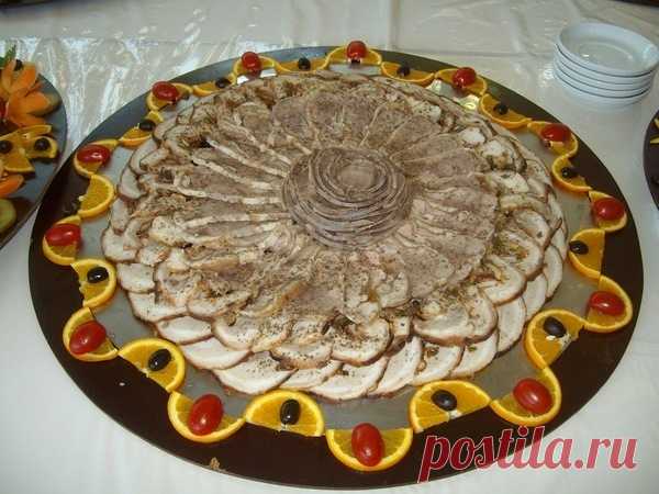 Идеи оформления мясной нарезки - Простые рецепты Овкусе.ру