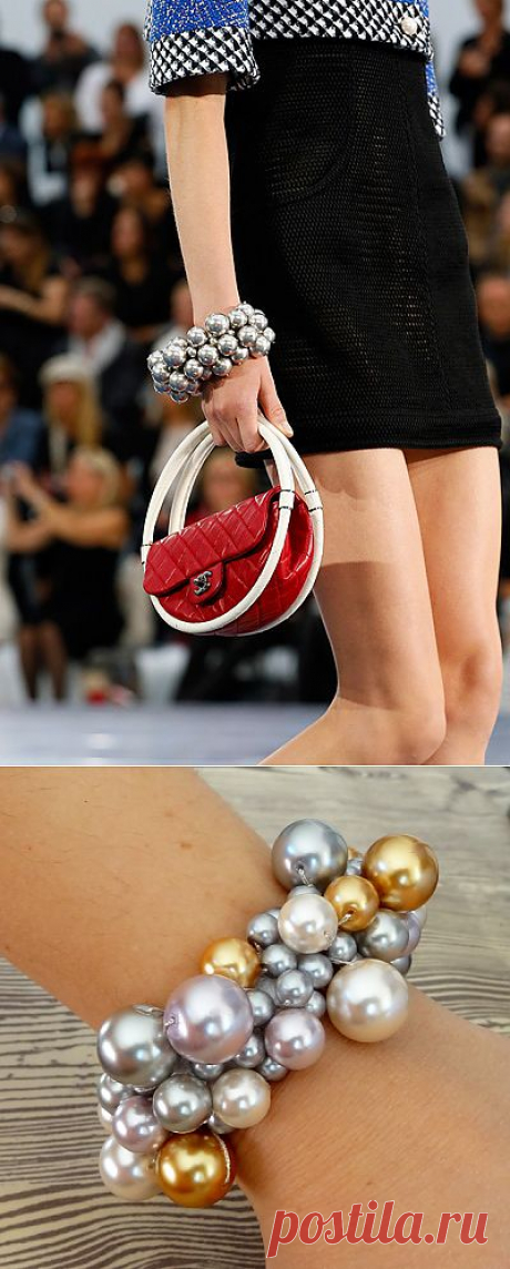 Жемчужный браслет от Chanel (Diy) / Украшения и бижутерия / Модный сайт о стильной переделке одежды и интерьера