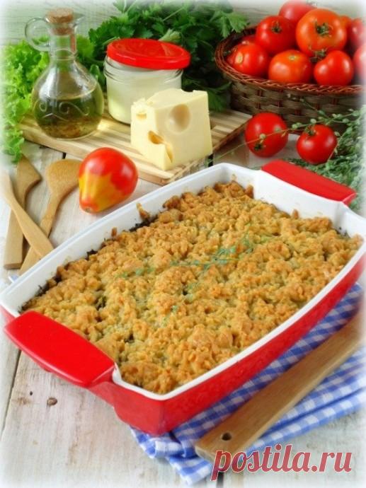 ​Кабачковый крамбл