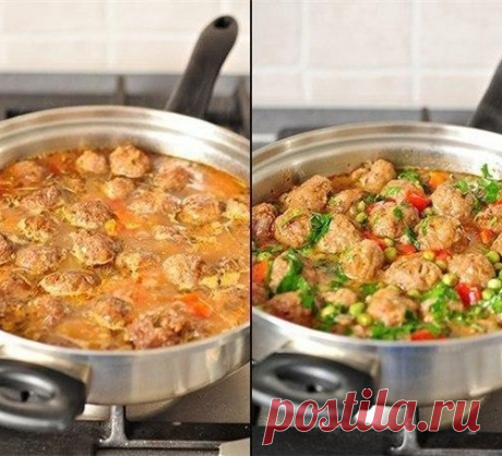 Как приготовить вкусное овощное рагу с фрикадельками