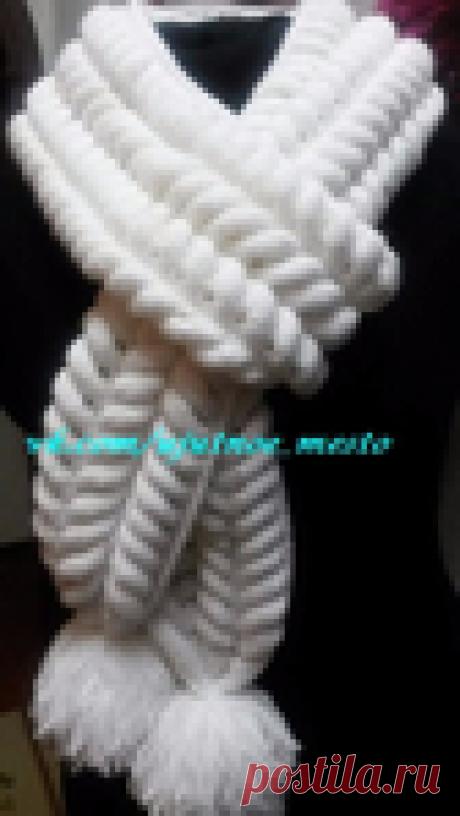 Шарф "Азиатский колосок".