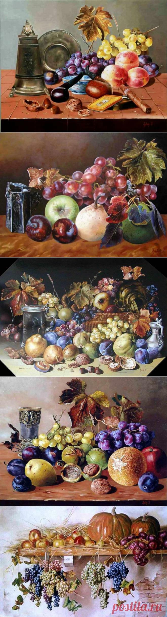 ВКУСНЫЕ НАТЮРМОРТЫ ФЕРЕНЦА ТУЛОК.