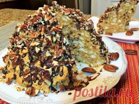 Торт МУРАВЕЙНИК  за 10 минут. Торт без выпечки. Вкус отменный!  ( Сake Anthill )