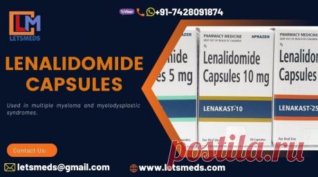 Are you need of Lenalidomide Capsules Price Philippines to combat multiple myeloma or myelodysplastic syndromes? Look no further! Letsmeds Pharmacy is your trusted source for high-quality Generic Lenalidomide 25mg Capsules Dubai, the groundbreaking medication that can make a real difference in your health journey.

Visit our website: www.letsmeds.com, and select Lenalidomide 25mg Capsules and place your order and provide the required information. Don't let health challenges hold you back.