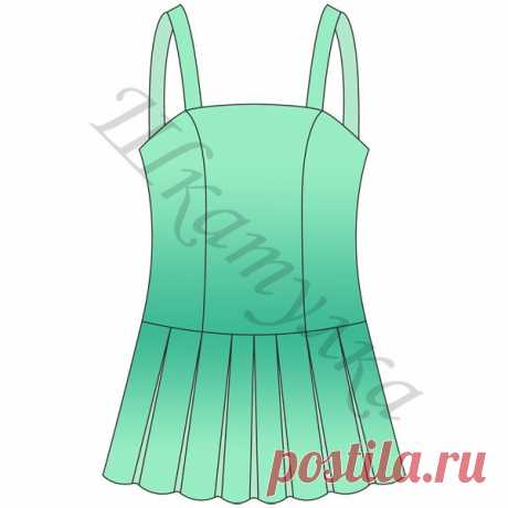 Выкройка школьного сарафана | Шкатулка