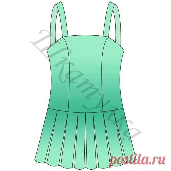 Выкройка школьного сарафана | Шкатулка
