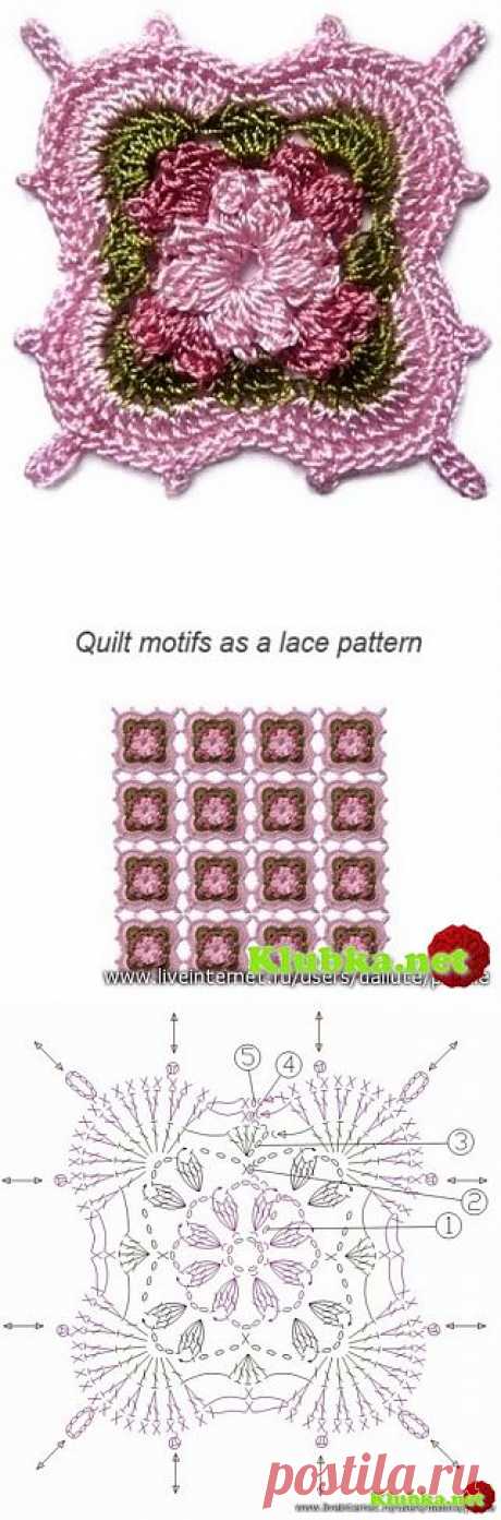 крючок: узоры, цветы, листья | Записи в рубрике крючок: узоры, цветы, листья | Дневник Ольга_Лазарева-Дерябо