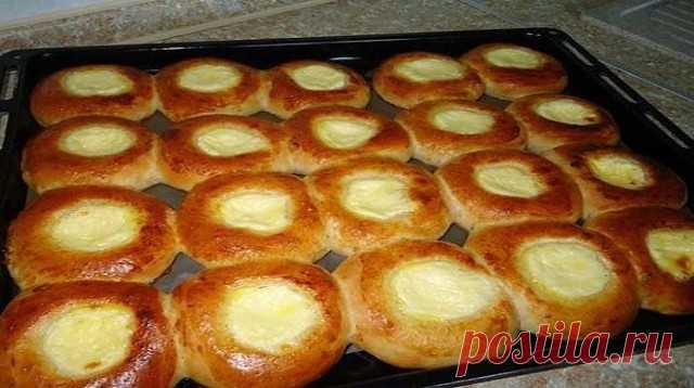 Домашние ватрушки с творогом