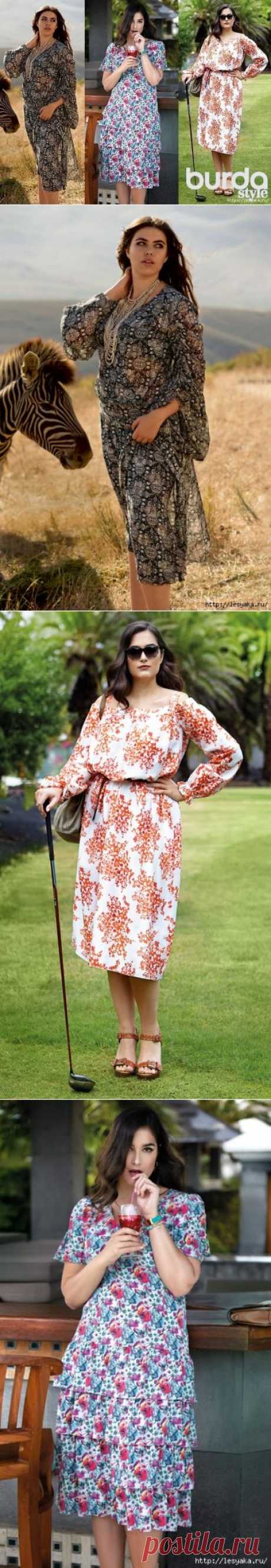 3 платья для жарких дней размера &quot;plus-size&quot; своими руками