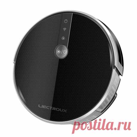 Liectroux c30b smart robot vacuum cleaner 4000pa suction navigation with memory wifi application electric water tank brushless motor Sale - Banggood.com
