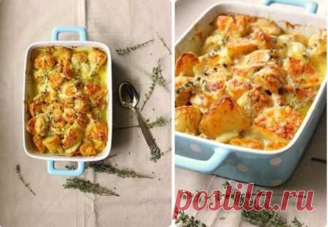 Божественно вкусный запеченный картофель «Тартифлетт» Божественно вкусный запеченный картофель «Тартифлетт»