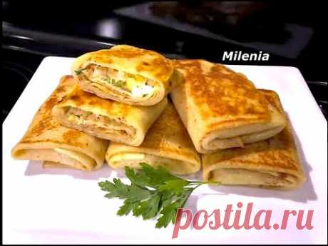 БЛИНЫ с начинкой Что - то новенькое! Очень Вкусно, Доступно и бюджетно! БЛИНЧИКИ, МАСЛЕНИЦА