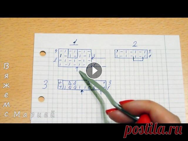 Как читать схемы при вязании спицами / Часть 1 В этом видео мы разберем базовые моменты, которые необходимо знать при чтении схем для вязания спицами. Учимся читать схему **************************...