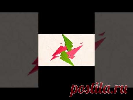 Как сделать сюрикен из бумаги #shorts